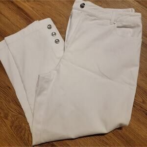 Women's White Vien Striaght Leg Jeans Sz 12